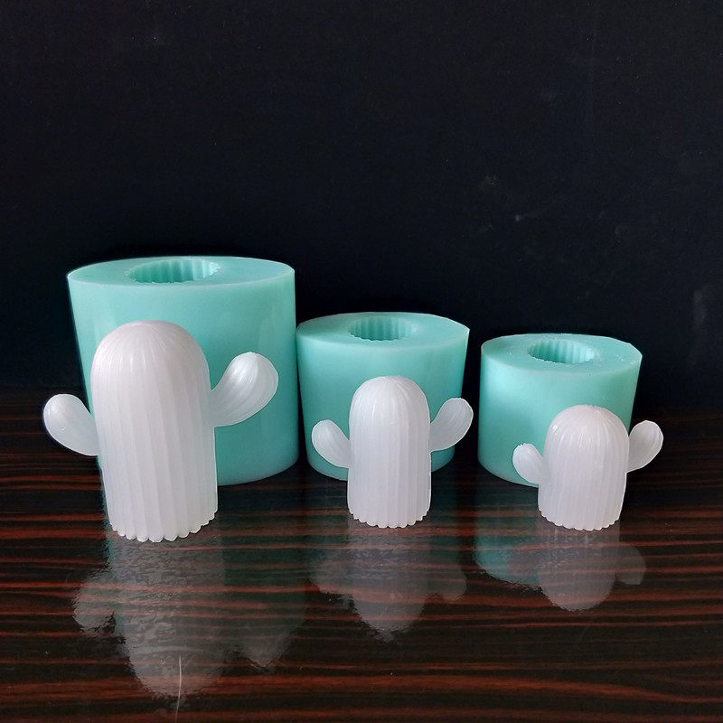 仙人掌植物摆件硅胶模具