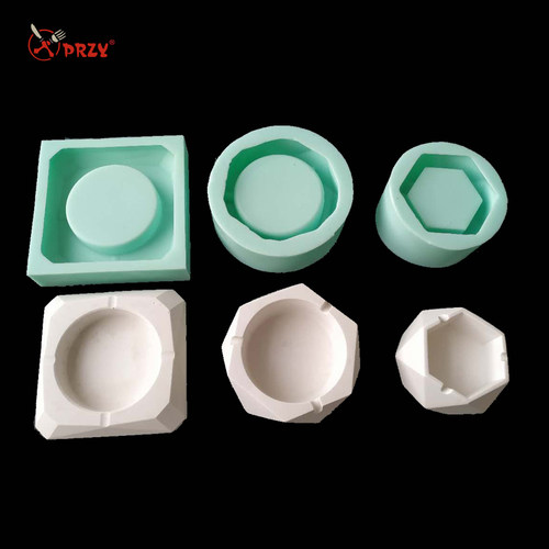 PRZY新款烟灰缸硅胶模具时尚酒店办公室客厅烟灰缸礼物硅模具创意