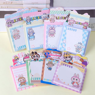 可爱啦布布便利贴有粘性卡通学生记事便签高颜值N次贴小本子便条