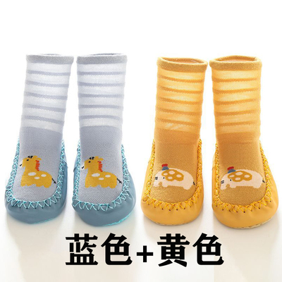 婴儿鞋子0一6月春夏网眼薄款室内防滑学步鞋夏季鞋袜宝宝地板袜鞋 — 2