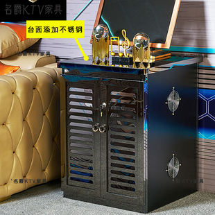 KTV百叶门功放机柜KTV点歌柜子专用点歌台家用影音足浴K歌柜包厢