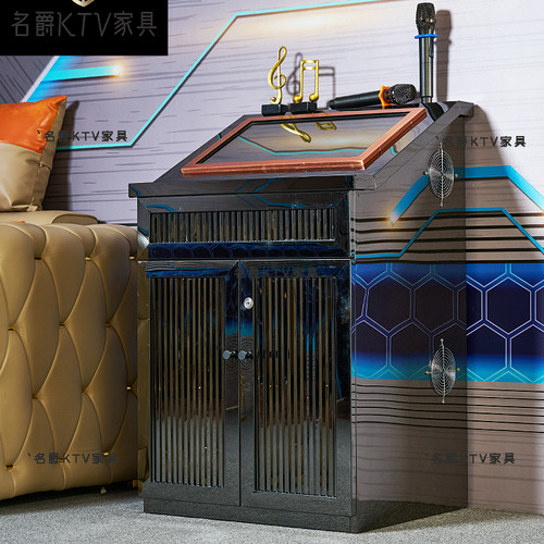 嵌入式机柜KTV点歌柜子斜面机柜