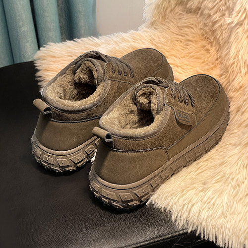 东北加绒加厚雪地靴男女款桑坡冬季新款户外零下40°抗寒防滑棉鞋