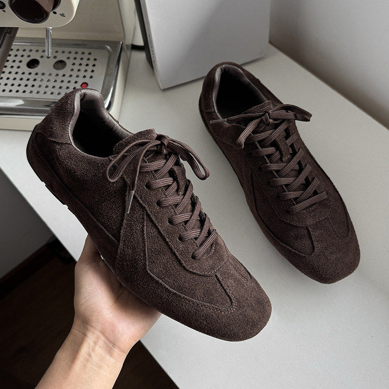 2026春季平底德训鞋男款休闲板鞋德比皮鞋通勤高级感老钱英伦风鞋,流行男鞋,休闲皮鞋,淘宝优惠券,粉丝福利购,淘宝优惠卷