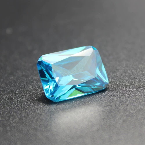 Сапфировый драгоценный камень, прямоугольные бусины, ювелирное украшение, алмаз, кольцо, Швейцария