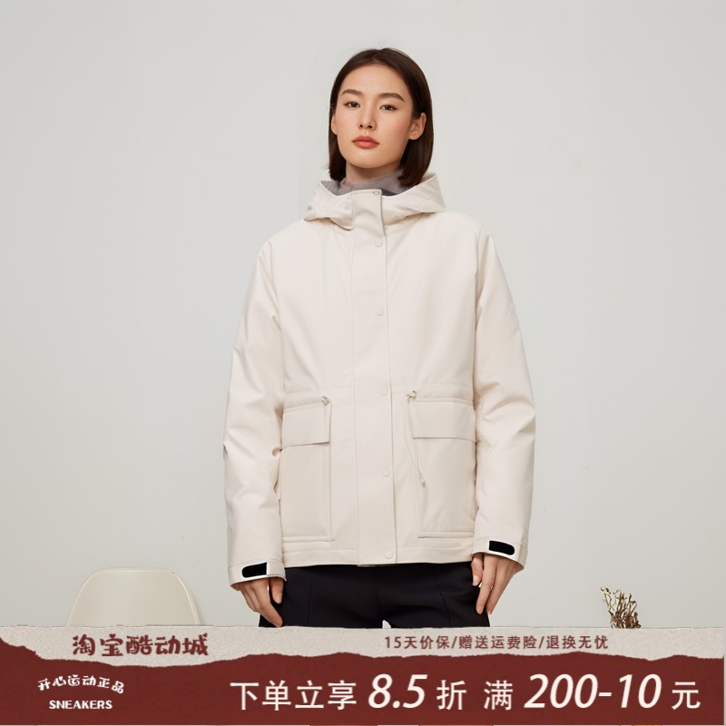 斯凯奇女户外立领外套运动