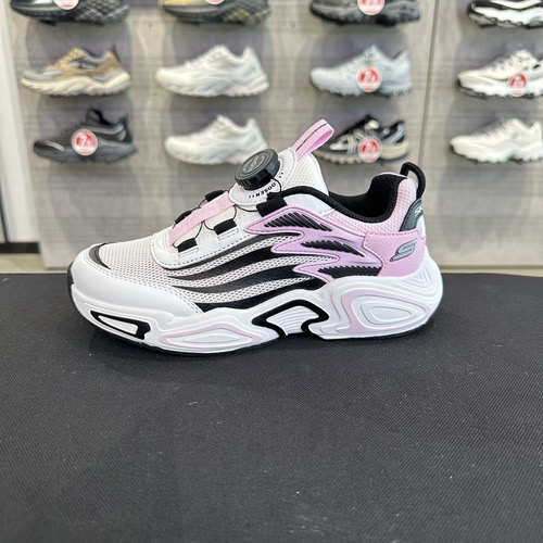 Skechers斯凯奇流星体训鞋女童旋钮扣轻盈舒适闲老爹鞋303972L