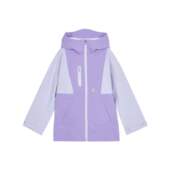 Skechers斯凯奇女童秋冬宽松防水舒适梭织连帽外套冲锋衣P324G041