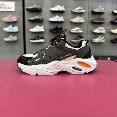 Skechers斯凯奇男童百搭旋钮轻盈舒适新款老爹鞋405329L