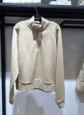 Skechers斯凯奇女士秋季立领时尚百搭保暖宽松套头卫衣P425W141