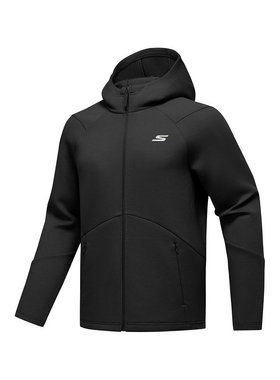 Skechers斯凯奇男士秋季运动风连帽夹克时尚保暖防风外套P425M063