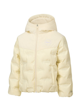 Skechers斯凯奇秋冬女童加绒保暖梭织连帽羽绒服外套P425G002