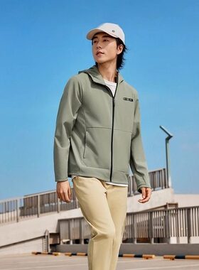 Skechers斯凯奇男女加绒防污透气电连帽P425M075运动外套P425W184