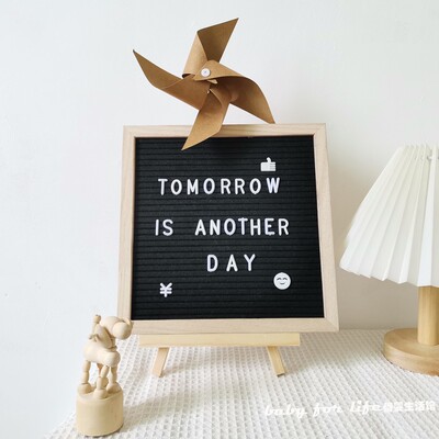 毛毡字母留言板feltletterboard