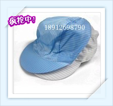 防静电帽子小工帽 无尘帽男式鸭舌防尘防灰防护用品劳保安全帽