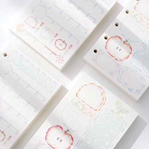 《健康计划》m5功能双面内页｜花夭studio 打孔活页替芯原创打卡