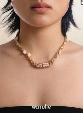 wumulle原创非洲贸易珠编织项链