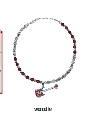 摇滚吉他朋克男女街头原创项链