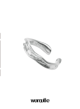 wumulle男女钛钢波浪戒指