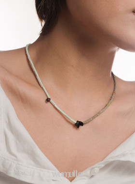 wumulle中古天然石串珠项链悠闲