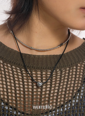 wumulle钛钢皮绳酷百搭中性