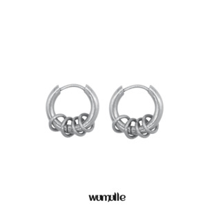 无性别蹦迪土酷复古街头90s耳钉 男女耳骨小环 wumulle 复活计划