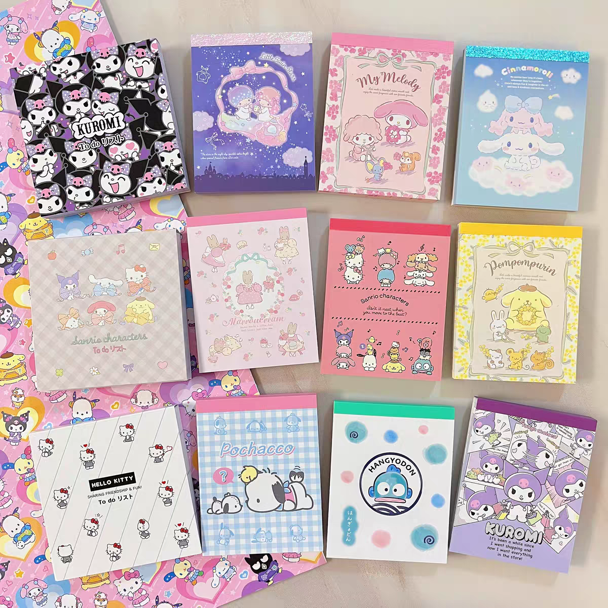 日本进口原装三丽鸥限定迷你便携可撕小便条本大眼蛙双子星库洛米,文具电教/文化用品/商务用品,信纸,淘宝优惠券,粉丝福利购,淘宝优惠卷