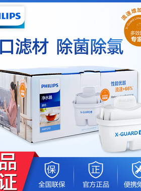 飞利浦滤水壶滤芯净水器净水壶滤芯AWP210多支装适配AWP2814IGT