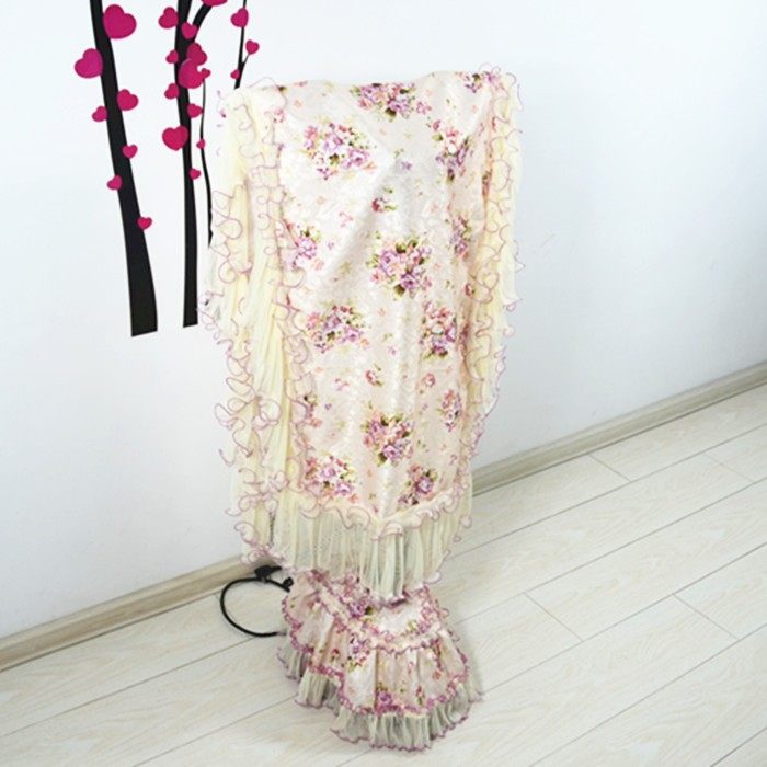 新款挂烫机罩子布艺蕾丝防尘套子通用盖巾盖布两件套通用定制包邮