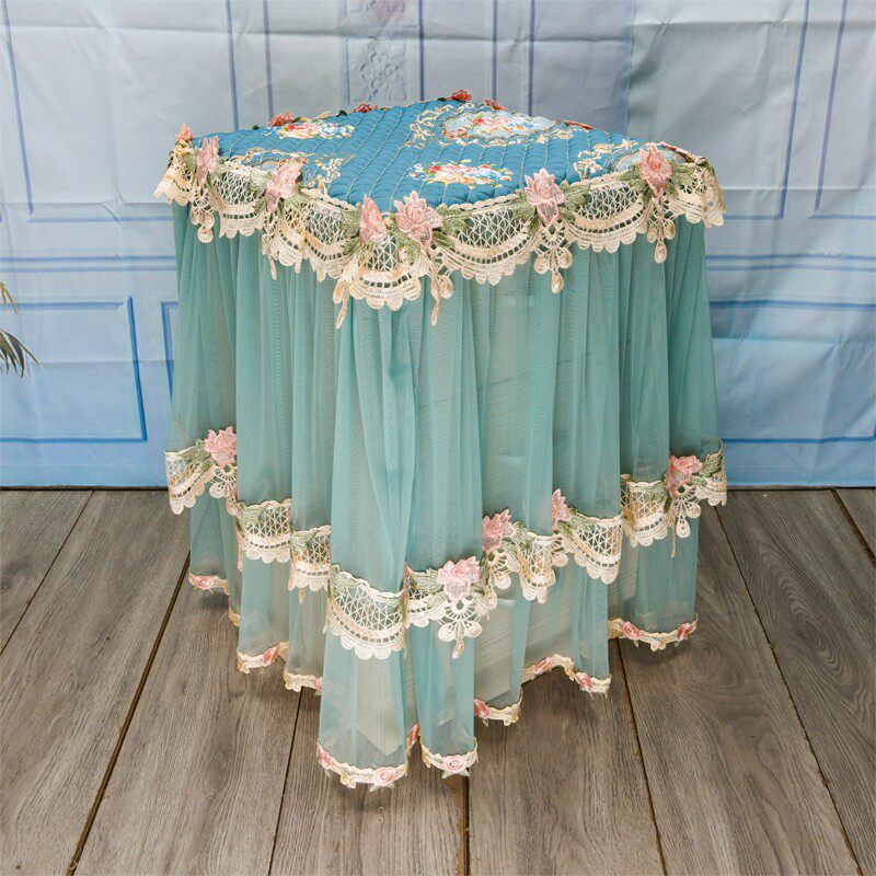 欧式时尚蕾丝棉麻面保险柜防尘盖巾床头柜罩 桌子罩茶几罩 定做,居家布艺,万能盖巾,淘宝优惠券,粉丝福利购,淘宝优惠卷