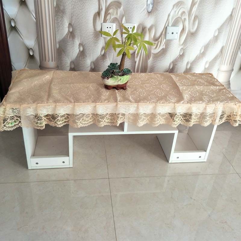 欧式电视柜白色防尘罩田米黄色布艺蕾丝粉色紫色盖巾茶几盖布定做,居家布艺,桌布,淘宝优惠券,粉丝福利购,淘宝优惠卷