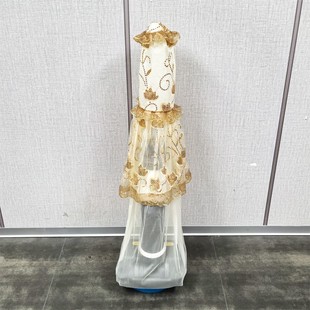 饰全包防尘罩 吸尘器盖巾空气净化器盖布家用洗地机机器蕾丝装