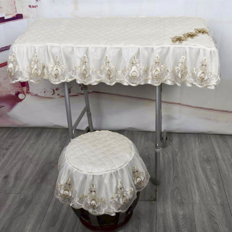 定做欧式灯芯绒布艺电钢琴罩88键防尘罩 电子琴罩 61键套盖布包邮