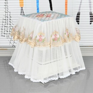 定制家用蒸锅蒸笼一体锅防尘罩韩式蕾丝布艺厨房面包机多用盖巾