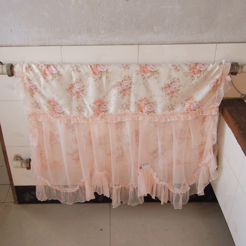 蕾丝布艺暖气中式防尘罩暖气片罩