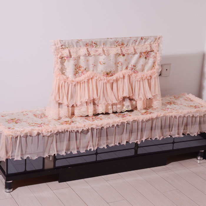 电视柜蕾丝简约盖巾冰箱提花垂感盖布欧式液晶电视罩茶几套装定制,居家布艺,桌布,淘宝优惠券,粉丝福利购,淘宝优惠卷