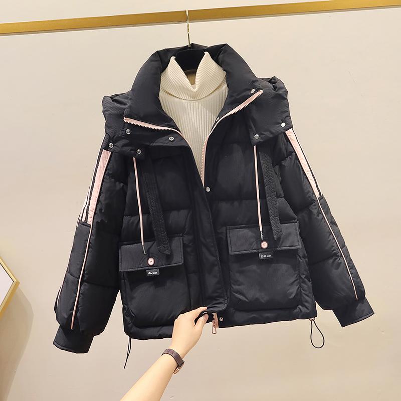 短款羽绒棉服加厚外套小个子宽松