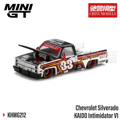 驰誉模型 KaidoHouse MINIGT 1:64 #212 雪佛兰Silverado合金车模