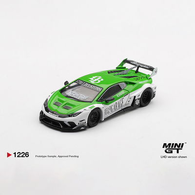 保担保发 MINIGT 1:64 #1226 兰博基尼Huracán GT LBWK 合金车模