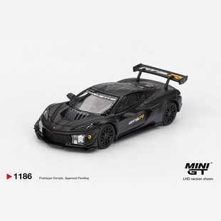 驰誉模型 MINIGT 1:64 #1186 克尔维特Z06 GT3.R 测试车 合金车模