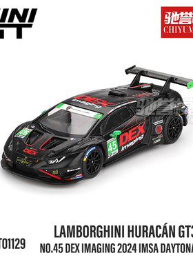 驰誉模型 MINIGT 1:64 #1129 兰博基尼 Huracán GT3 EVO2 #45