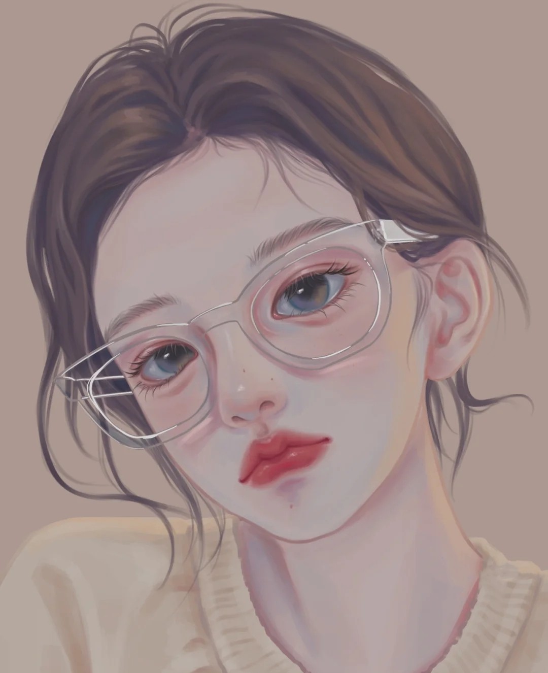 q版手绘头像卡通人物形象动漫设计情侣漫画真人照片头像定制