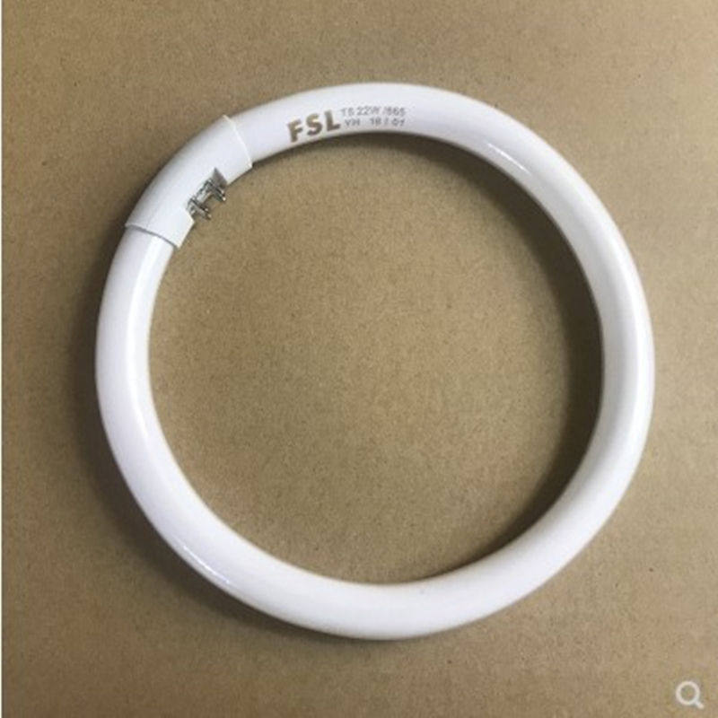 T5环形灯管22w荧光三基色粗管四针圆形灯管