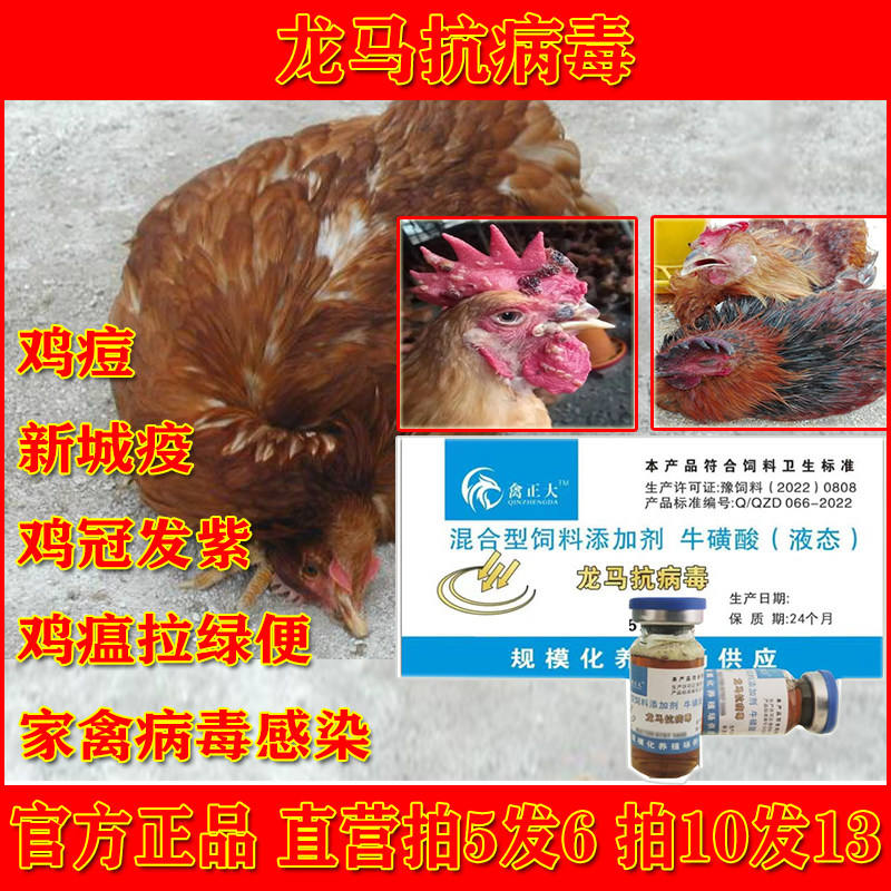 鸡瘟鸡痘鸡新城疫鸡病专用药禽