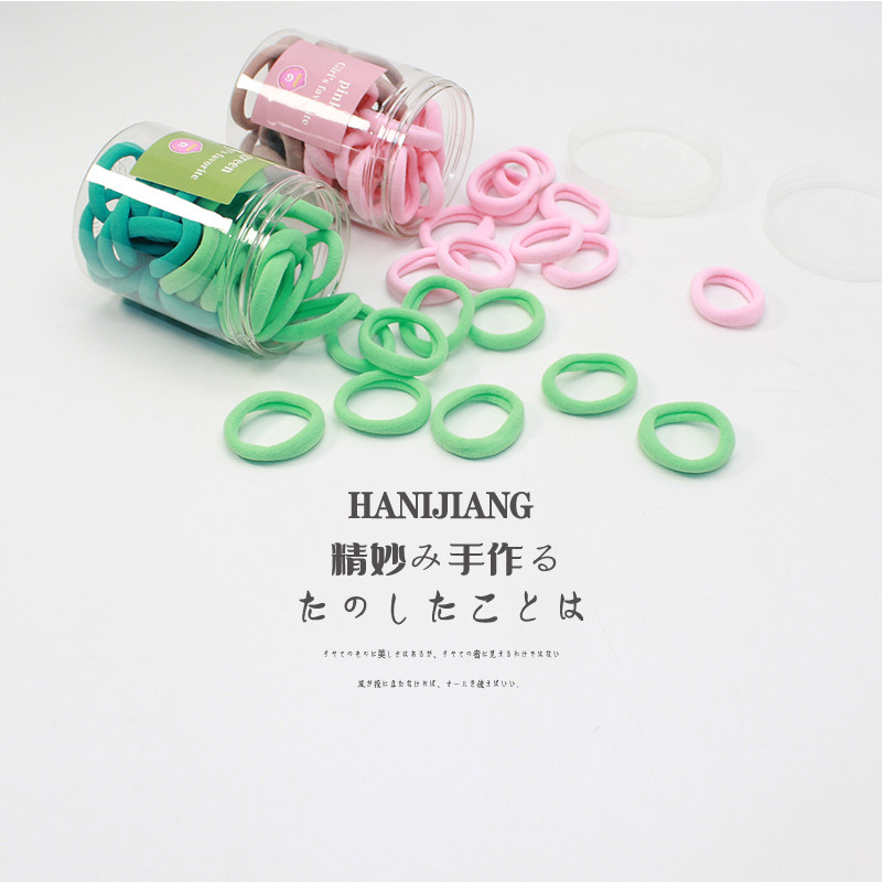 ins50根罐装网红不伤发毛巾圈