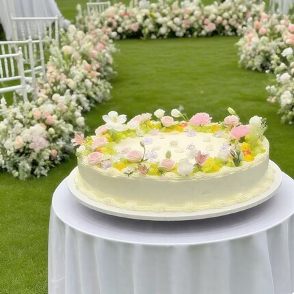 婚礼巨特大型tablecake庆典透明20寸22寸16寸60/80圆形生日蛋糕盒