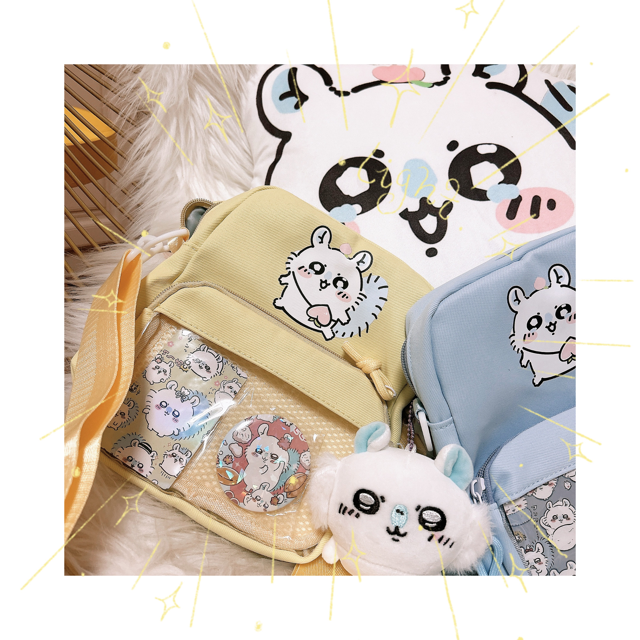 原创飞鼠痛包可爱单肩包斜挎包可爱卡通少女心学生日系ins