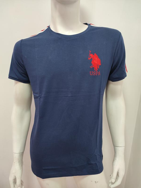 U.S系列男士夏季圆领短袖T恤 伦德款都市休闲款马球绣花休闲款