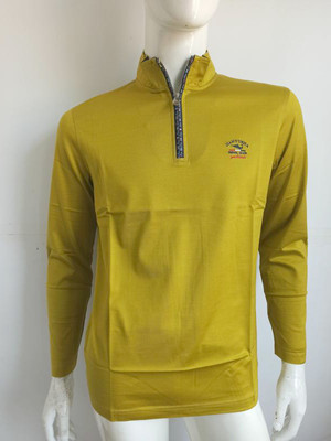 箭鱼系列秋冬款 古老鲨款 都市时尚青年半高领纯棉长袖T