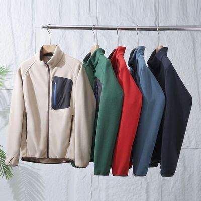 轻量化防风保暖双面摇粒绒内搭中间层男女同款户外连帽抓绒衣外套